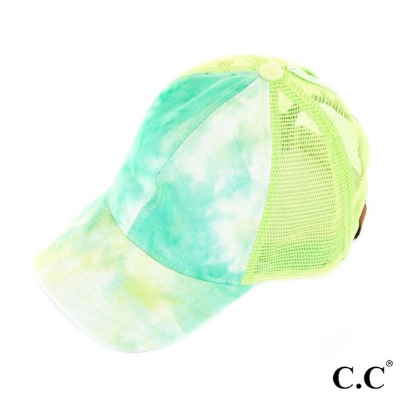 NEW C.C. Tie-Dye Trucker Cap with Mesh Back - Picture 3 of 7